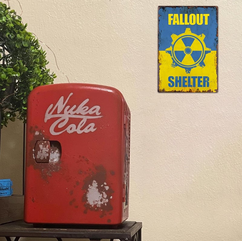 Flinelife Fallout Shelter Sign - 8x12 Metal Decor - Image 3