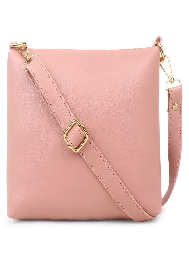 DANIEL CLARK Beautiful Office handbags for Girls and Women Set of 3 (Pink) - Image 5