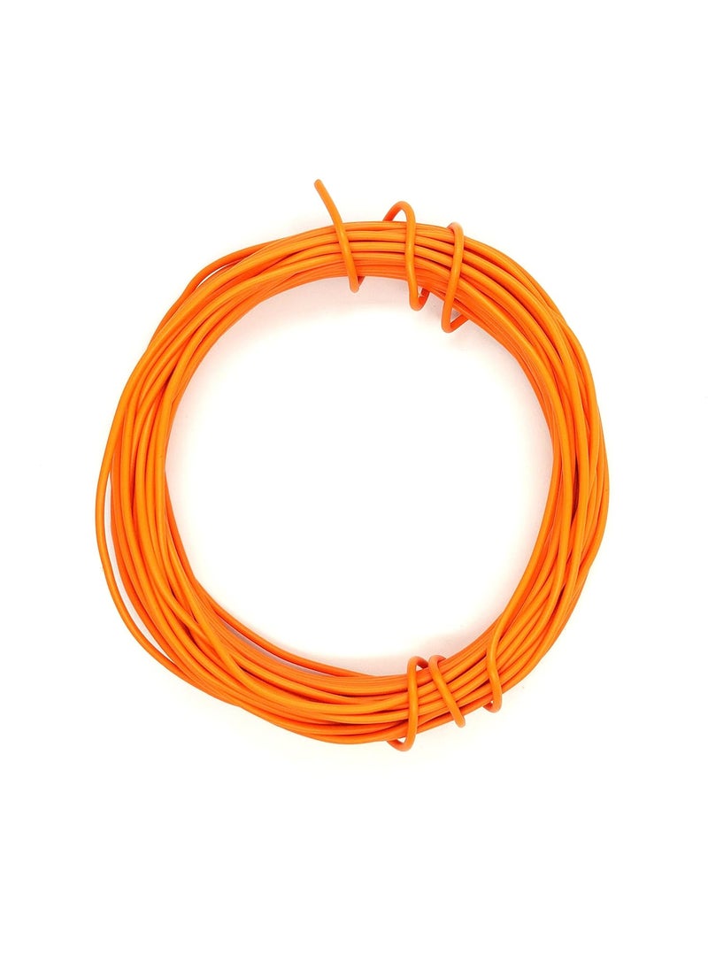 Invento INVENTO 3mtr 20 AWG 05 sqmm 15A Tinned Copper PVC Wire Flexible Orange Cable 17mm Dia High Temperature for DIY  - Image 4