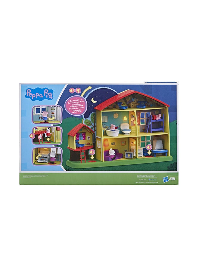 Peppa Pig Peppa’s Adventures Peppa's Playtime to Bedtime House Toy, with Speech, Light, and Sounds, 3 Figures, 13 Accessories, Ages 3 and Up  - Image 3