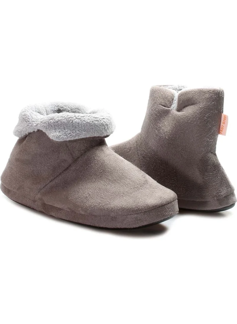 فاست ستيب Unisex Gray Wool Lined Home Slippers Home Boots Home Shoes 331xa096