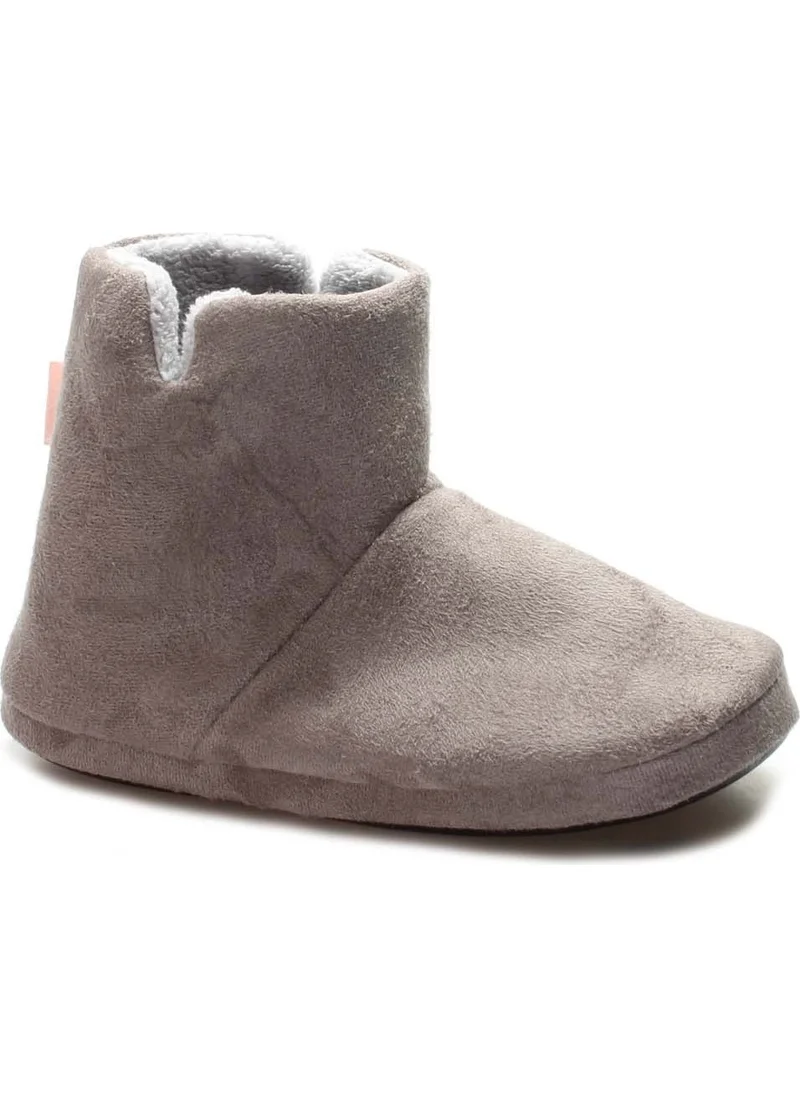 فاست ستيب Unisex Gray Wool Lined Home Slippers Home Boots Home Shoes 331xa096