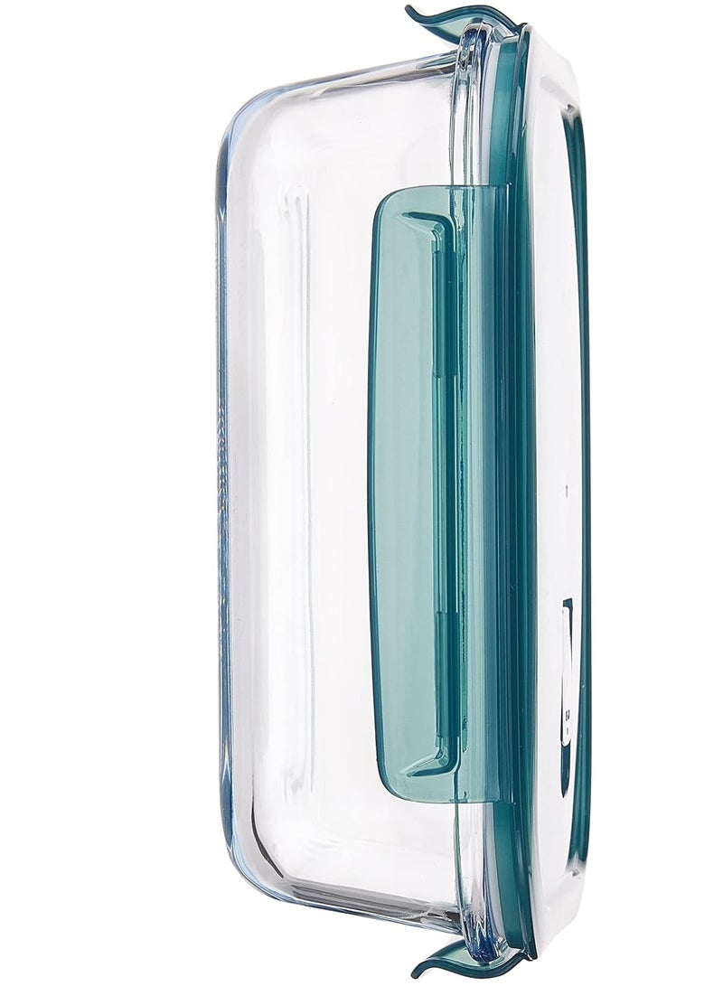 Raxoom 2 Pcs Glass Airtight Food Storage Container RF9984 with Lid 1040ml & 370ml, Rectangle, Freezer & Dishwasher Safe - Image 4