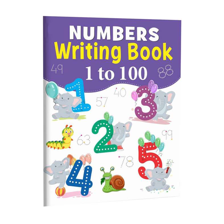 Numbers Writing Book 48 Pages - Multi