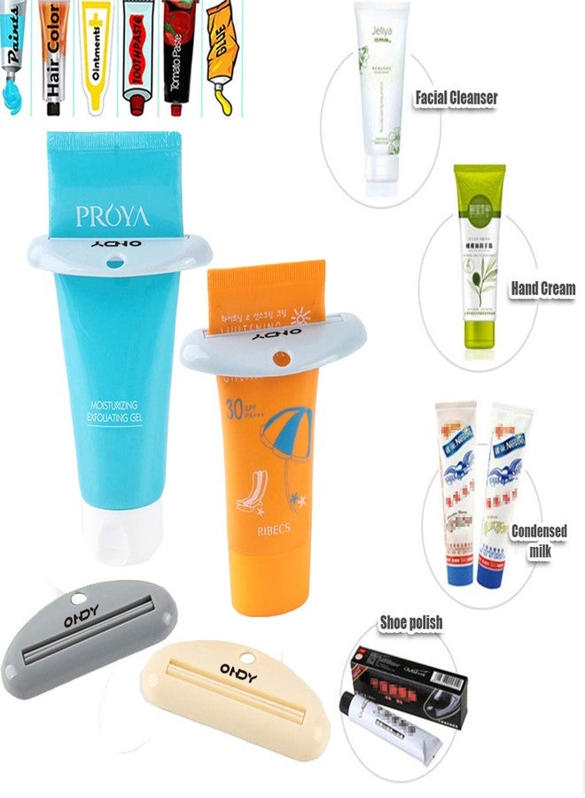 ONDY 4 Pack Toothpaste Squeezers, Tube Squeezers for Toothpaste, Hand Cream, Polygel Tubes, Paint Tubes, Cosmetics - Image 2