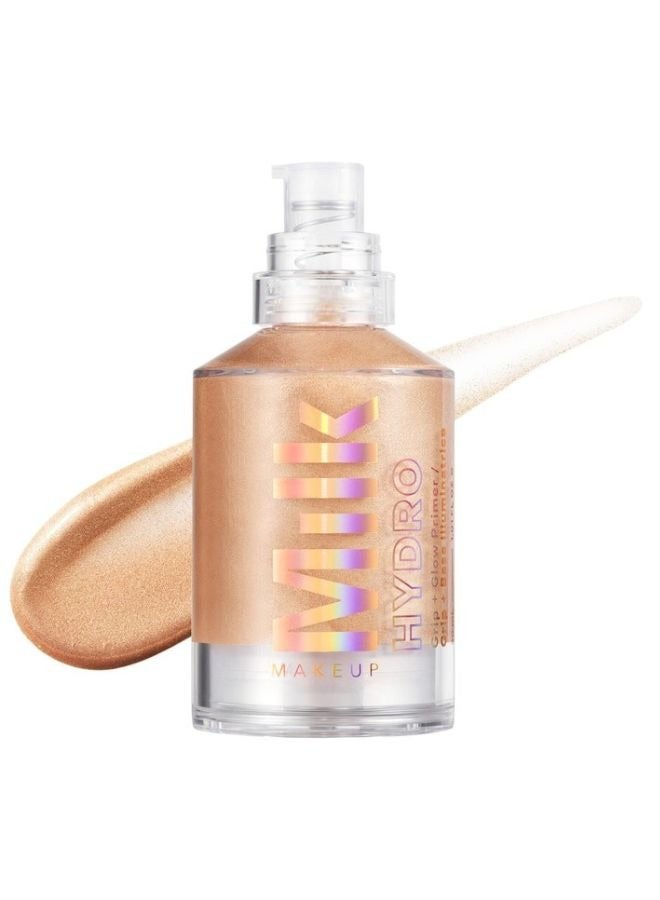 MILK MAKEUP MILK MAKEUP Hydro Grip + Glow Illuminating Primer with Light-Reflecting Pearls – 30ml | Hydrating, Radiance-Boosting Makeup Base for Long-Lasting Glow  - Image 1