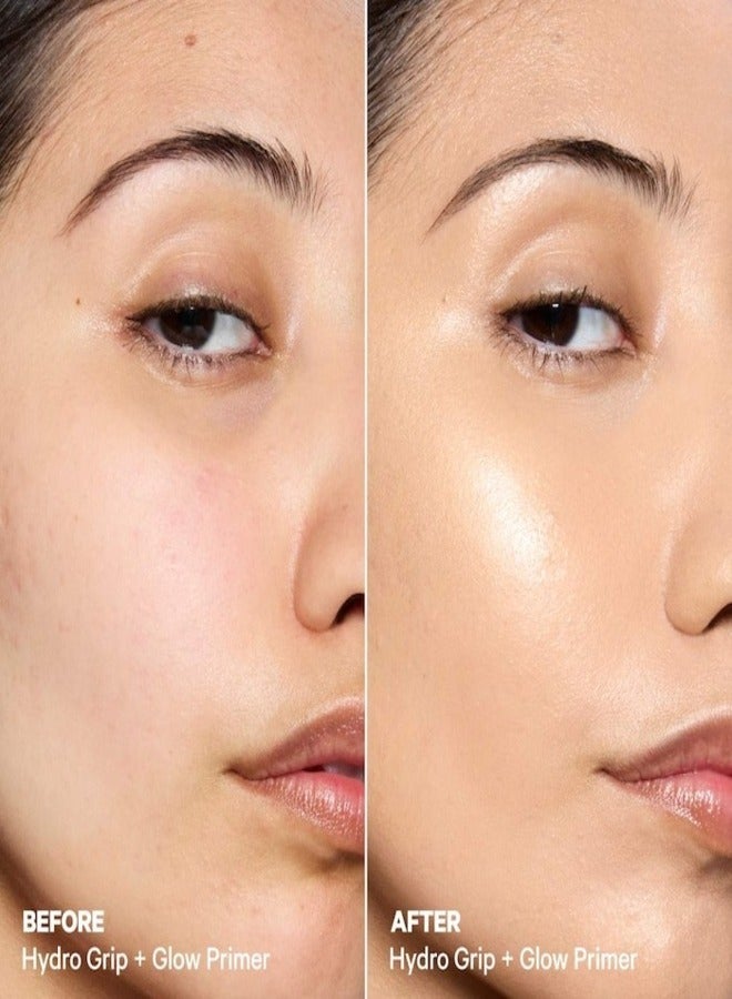 MILK MAKEUP MILK MAKEUP Hydro Grip + Glow Illuminating Primer with Light-Reflecting Pearls – 30ml | Hydrating, Radiance-Boosting Makeup Base for Long-Lasting Glow  - Image 2