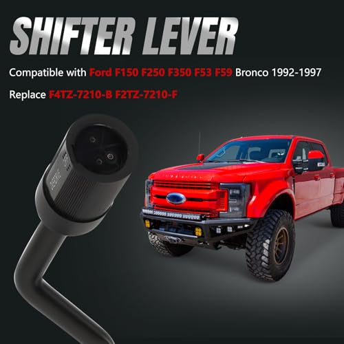 Dexonu Transmission Gear Shifter Lever Compatible with Ford F150 F250 F350 F53 F59 Bronco 19921997 Replace F4TZ7210B F2TZ7210F - Image 3