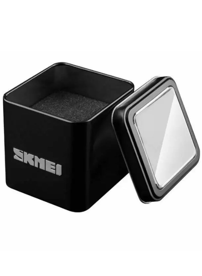 SKMEI SKMEI 2247 Men Digital White Dial Grey Silicone Strap - Image 3
