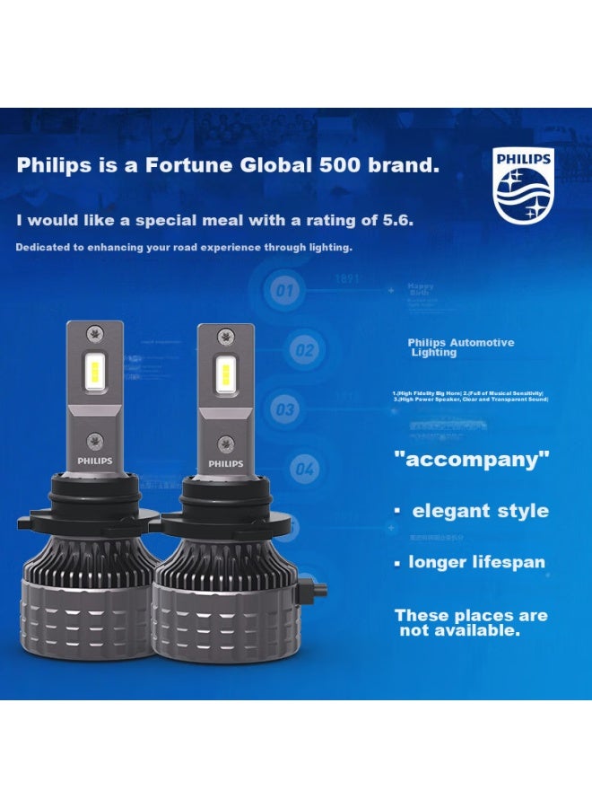 Philips Philips Led Car Headlights, Hb3/hb4 Bulbs, High Beam Low Beam Integrated, Dual Pack, For Baojun 730 And Kia  - Image 2