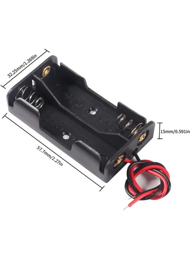 KNP 2-Way AA Battery Holder, Wired Connection for 1.5V Batteries - Image 1
