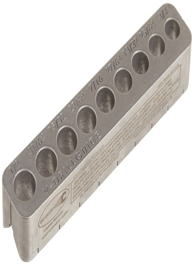 Big Gator Tools V-Drill Guide, Standard Sizes 3/8" to 1/2" - Image 1
