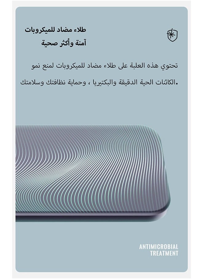 زاج - جراب Milan Snap iPhone 15 Pro الواقي للهاتف الخلوي من الجرافين المتين، جراب متوافق مع MagSafe مع غطاء نحيف مقاوم للأصفر ومقاوم للخدش - أرجواني ضبابي - Image 1