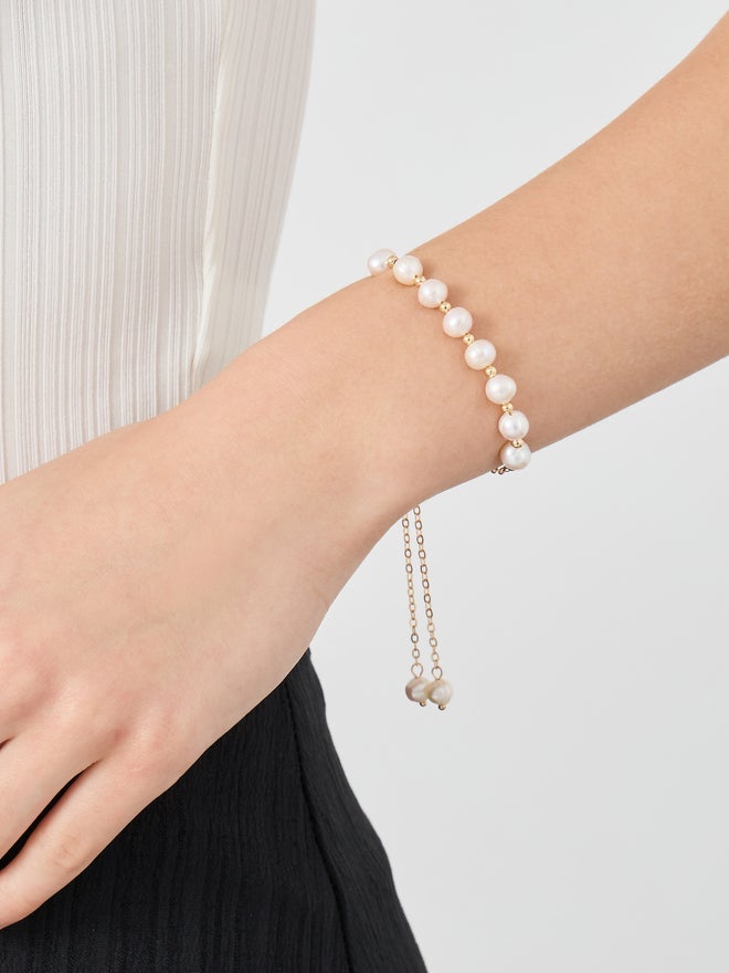 ستايلي سوار ستایلی متعدد بحبات اللؤلؤ الصناعي مع قفل بولا - Image 1