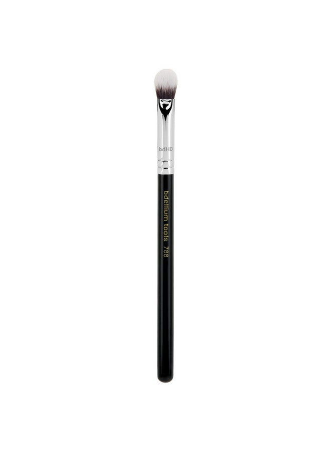 بديليوم تولز فرشاة مكياج احترافية من سلسلة مايسترو 788 فولت Bdhd المرحلة الثالثة للمزج/الإخفاء مع ألياف صناعية ناعمة للمزج والتنعيم (أسود، قطعة واحدة)