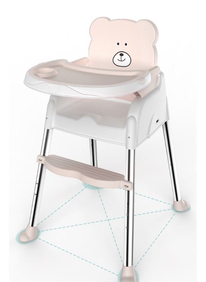 بيلانينا كرسي عشاء للأطفال متعدد الاستخدامات والقابل للتعديل كرسي طعام قابل للطي عالي الجودة للأطفال - Image 4