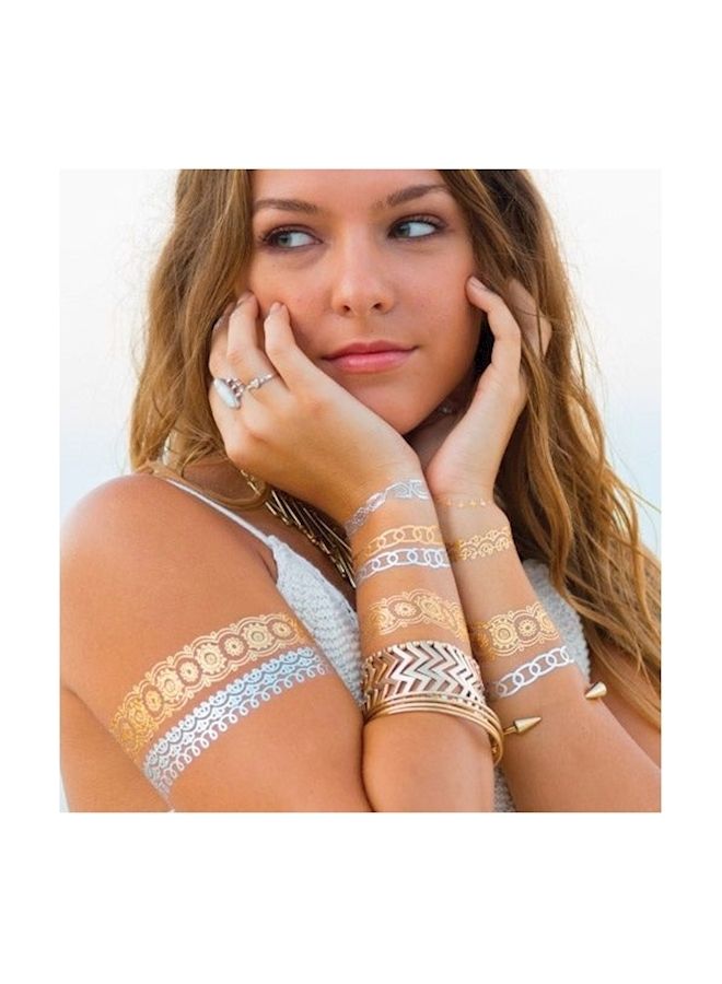 مجموعة تاتو بتصميم جواهر بني