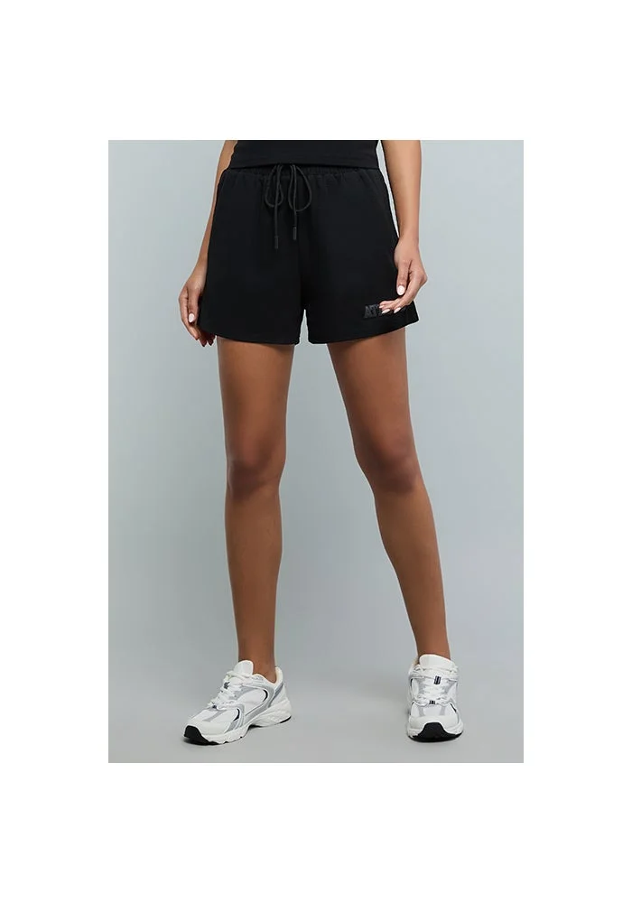 R&b Solid Shorts with Drawstring Waist