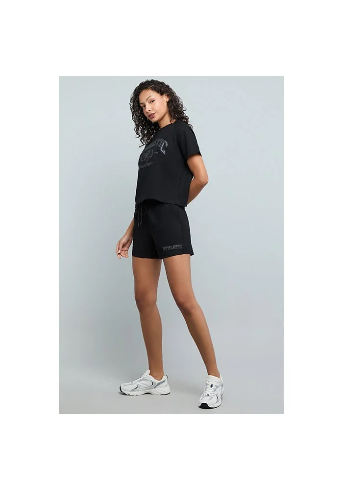 R&b Solid Shorts with Drawstring Waist