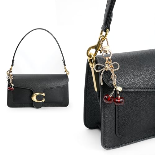 FASTFAIRY Keychain Cherry Bag Charms Purse: Key Chains Women Cute - Car keyrings leather handbags - Valentines Day Gifts - Image 2