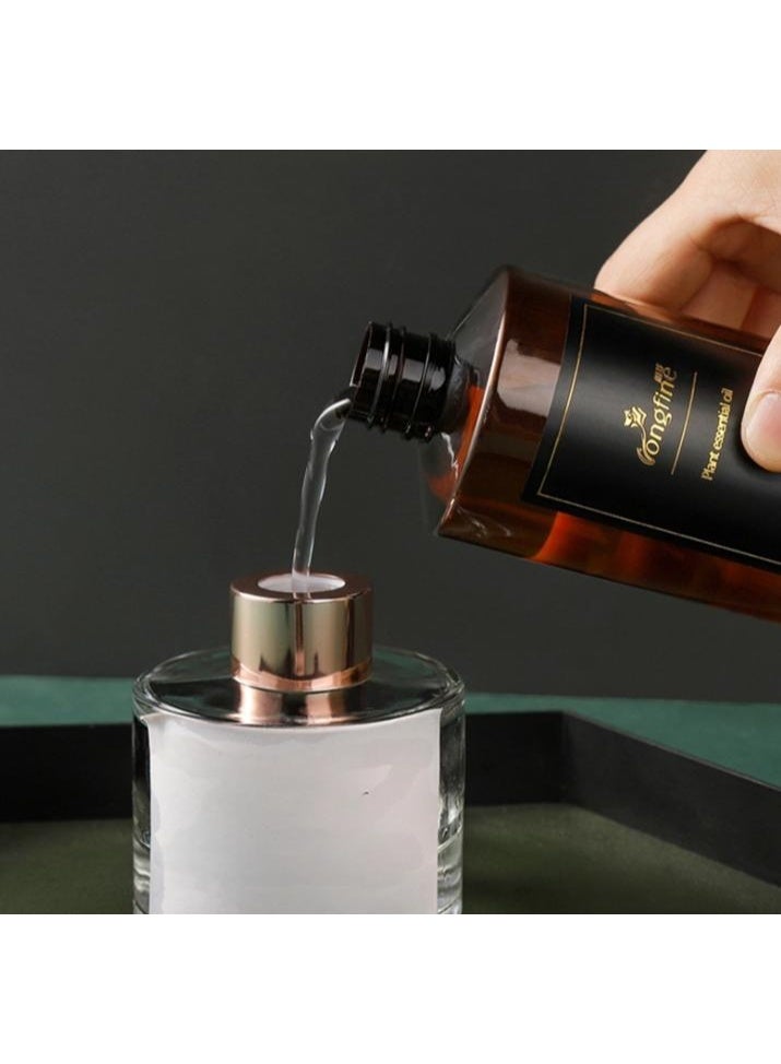 لونج فاين عبوة إعادة تعبئة موزع زيت عطري برائحة الغاردينيا، زجاجة كبيرة الحجم 260 مل - Image 2