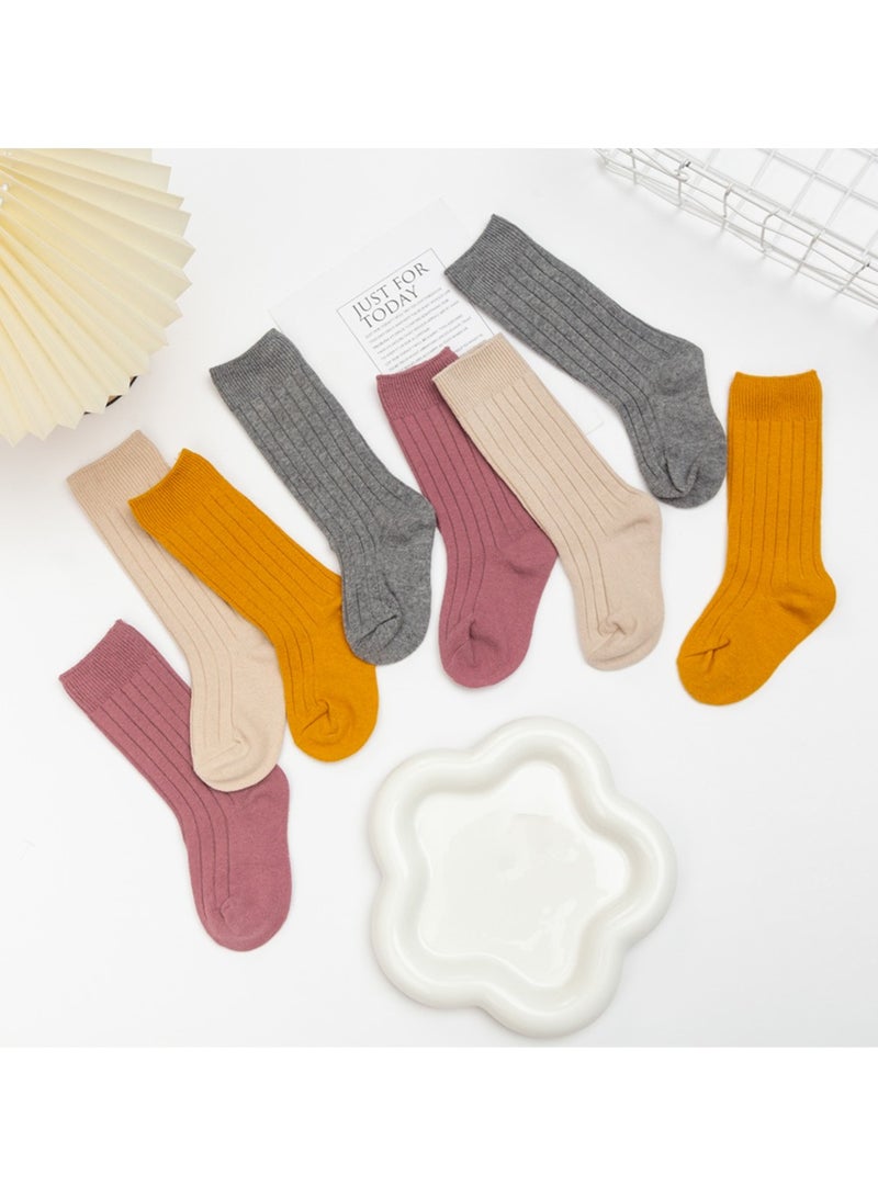 D'Daniela Mikha Socks & Ribbon Bow Set For Babies and Girls - Grey - Image 5