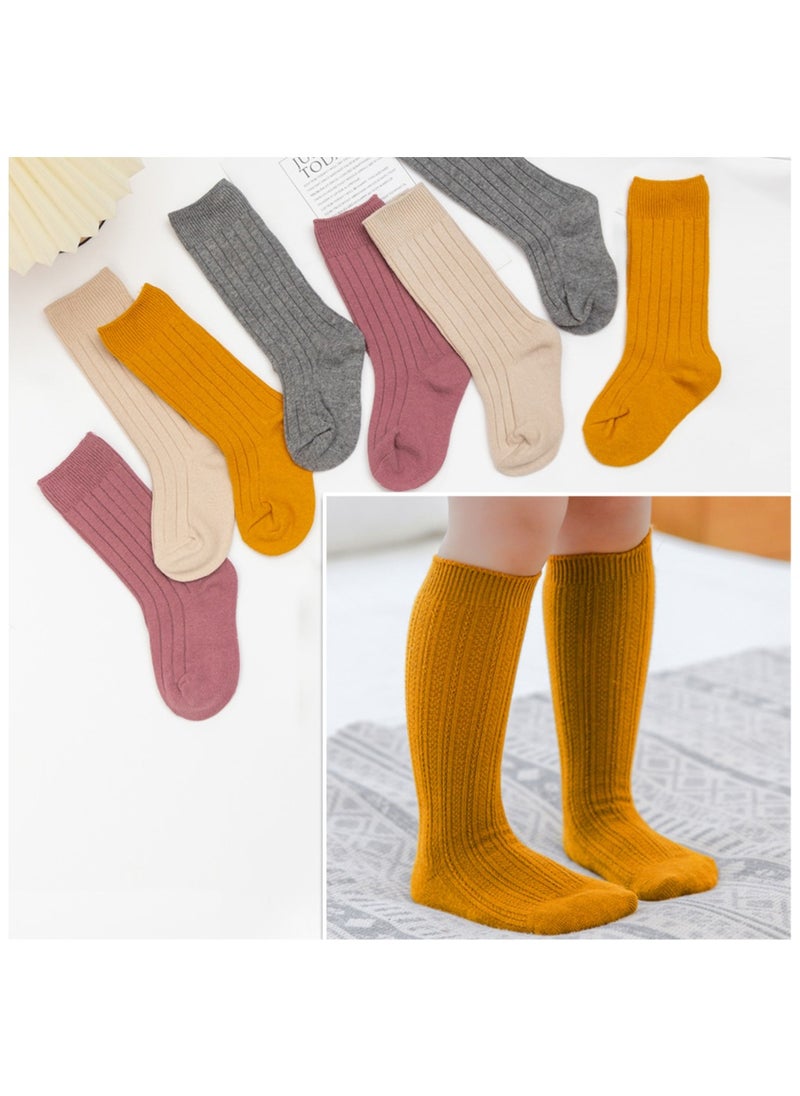 D'Daniela - Mikha Socks & Ribbon Bow Set For Babies and Girls - Grey - Image 1