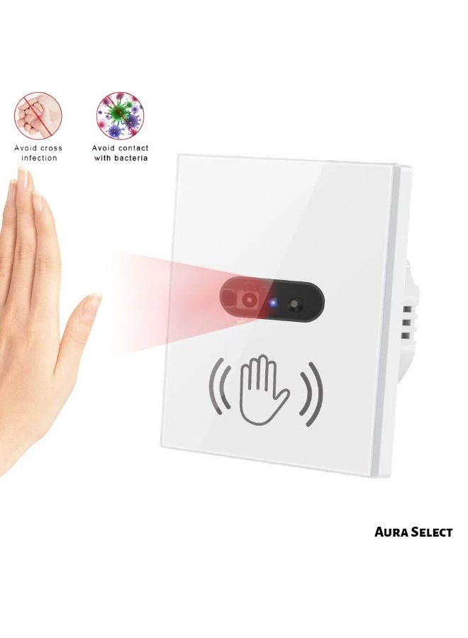 Aura Select Smart Motion Sensor Light Switch | Infrared Motion Activated Switch Wall Mount | No-Touch 10cm Detection | Neutral Wire Required | for Home & Hotel - Image 1