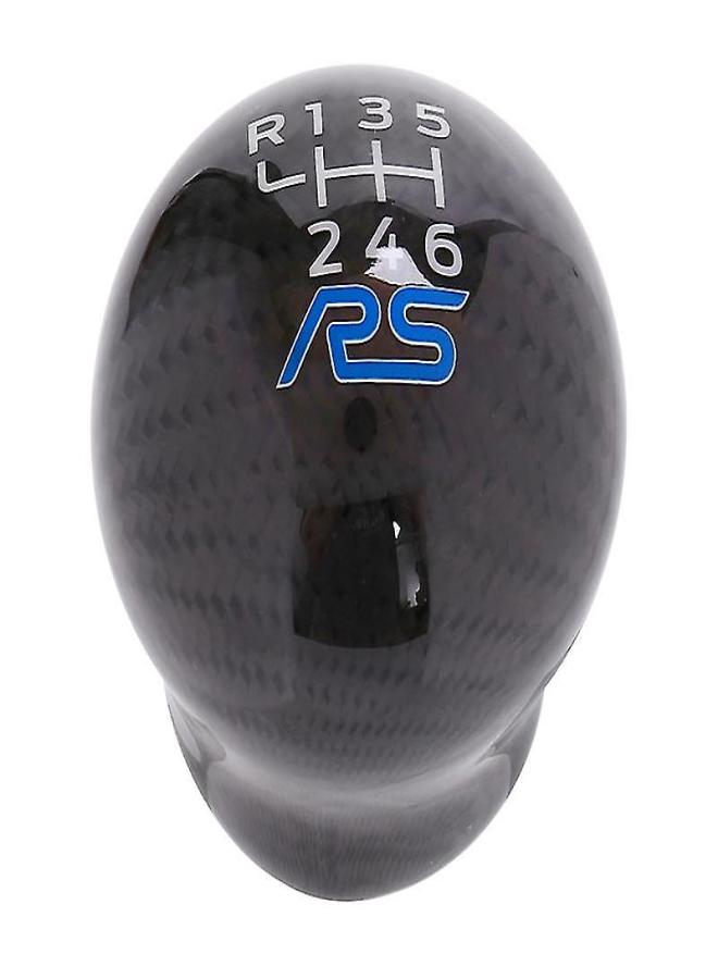 6 Speed Rs Carbon Fiber Gear Shift Knob For Ford Focus Rs Fiesta - Image 1