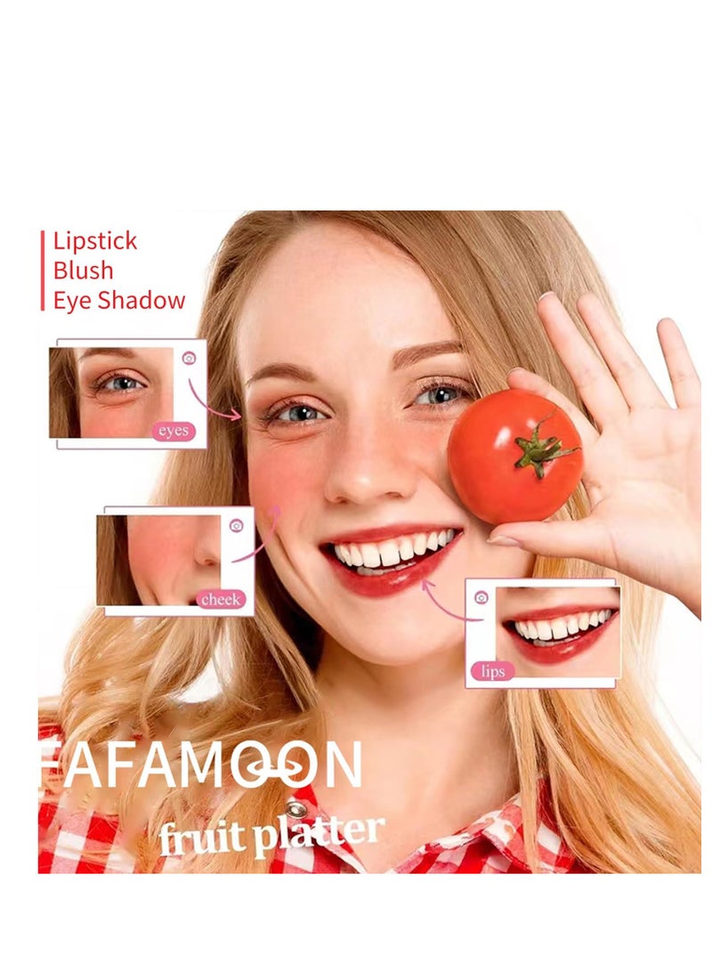 FAFAMOON Lip Tint Stain Set, Mini Liquid Water Tint,Korean Lip Gloss Moisturizing Natural,Long Lasting Waterproof,Multi-Use Lip and Cheek Tint(Strawberry) - Image 2
