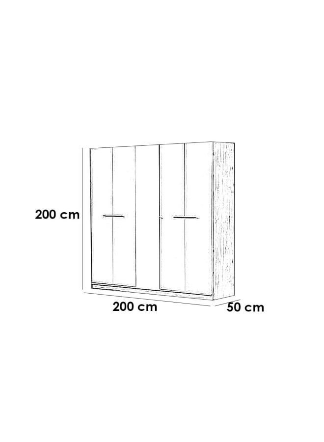 Joints غرف نوم Engineered Wood بيج ورمادي  - Image 2