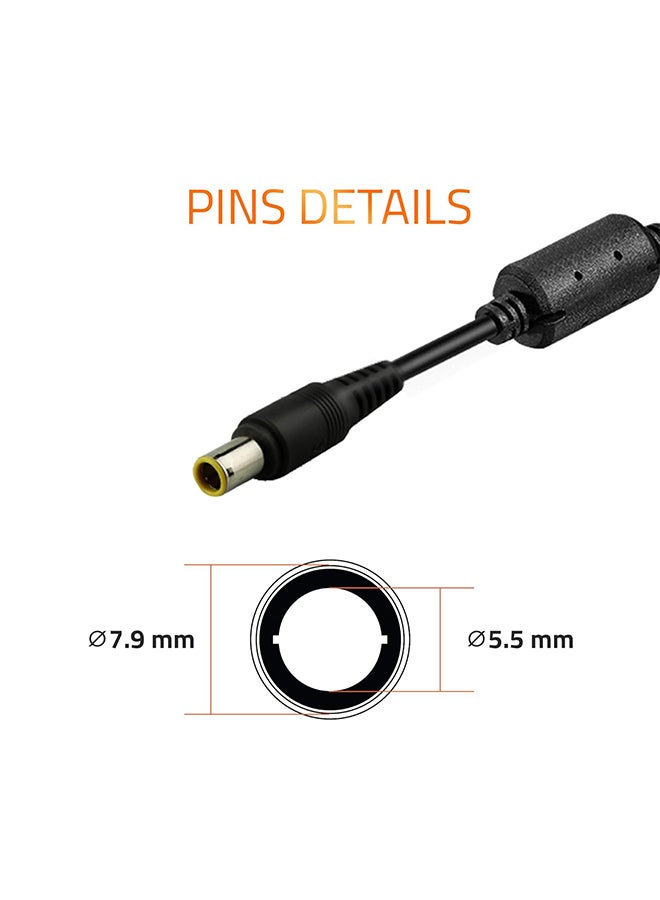 Artis Renewed - AR0508 65Watt Laptop Charger/Adapter with Power Cord Compatible with Lenovo Laptops - Image 3