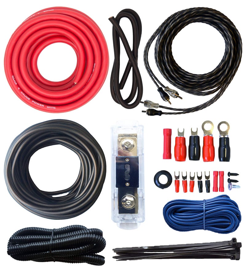 SoundBox TCK4, 4 Gauge OFC Complete 0 GA Copper Amplifier Install Wiring Kit - Image 5