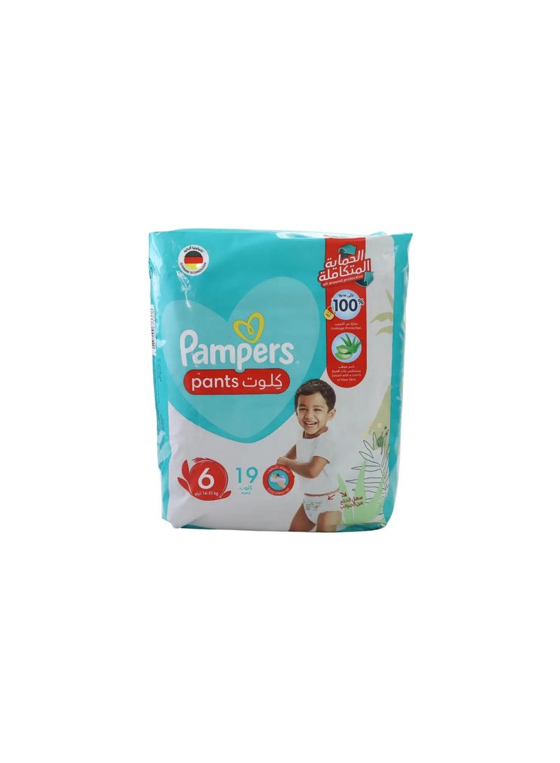 Pampers Pants All Around Protection With Lotion Touch Of Aloevera For 16-21Kg 19Pcs