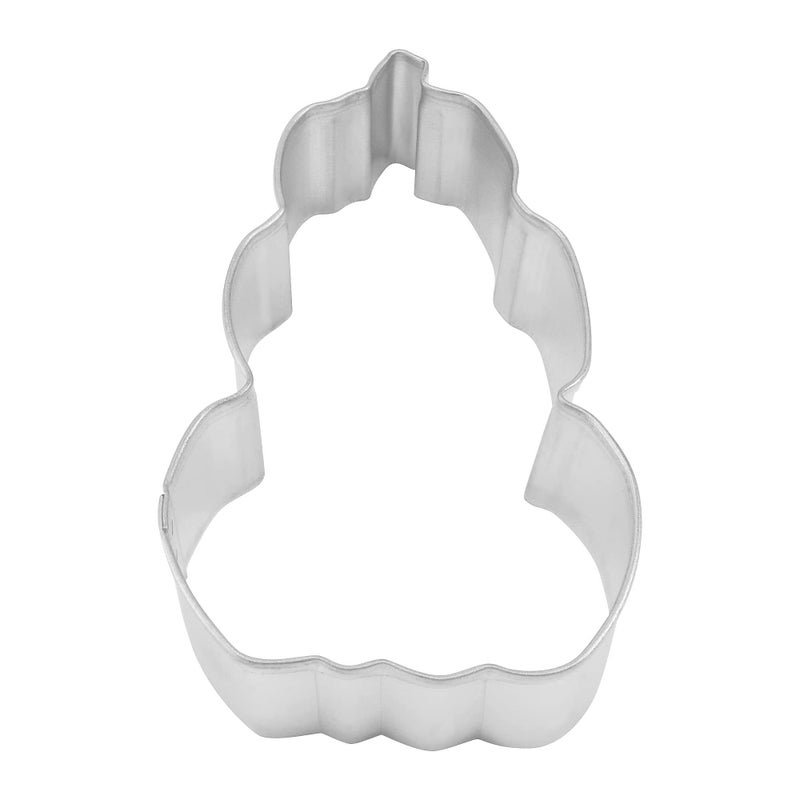 RM Stacked Pumpkin Cookie Cutter 4  Stainless Steel  Gift Tag Carded