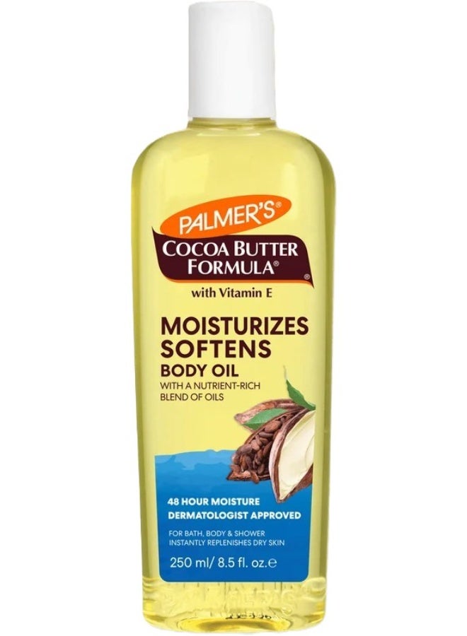 PALMER'S Palmer’s Cocoa Butter Formula With Vitamin E Moisturizing Body Oil 250ml – Deep Hydration & Radiant-Looking Skin - Image 1