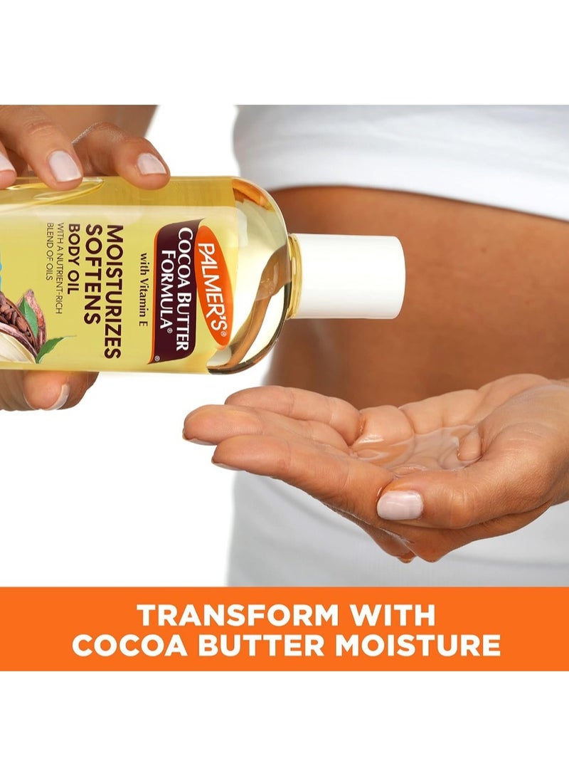 PALMER'S Palmer’s Cocoa Butter Formula With Vitamin E Moisturizing Body Oil 250ml – Deep Hydration & Radiant-Looking Skin - Image 3