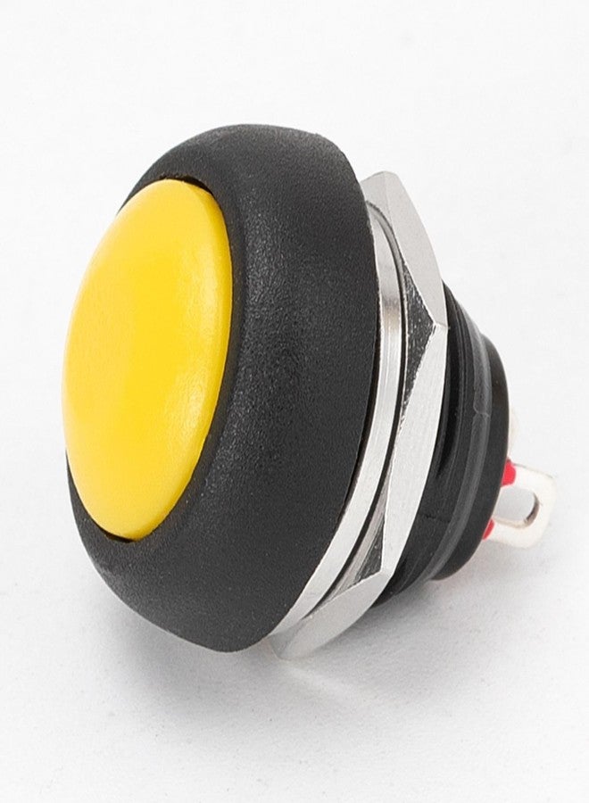 SHOKITECH Waterproof PBS-33B 12mm 2-Pin Mini Push Button Switch - Self-Reset, Round Type (Pack of 6 - Multicolor) - Image 4