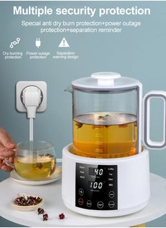 ET-LIFE Electric Glass Kettle 800W, Transparent, 1.5 L,TN-04  - Image 2
