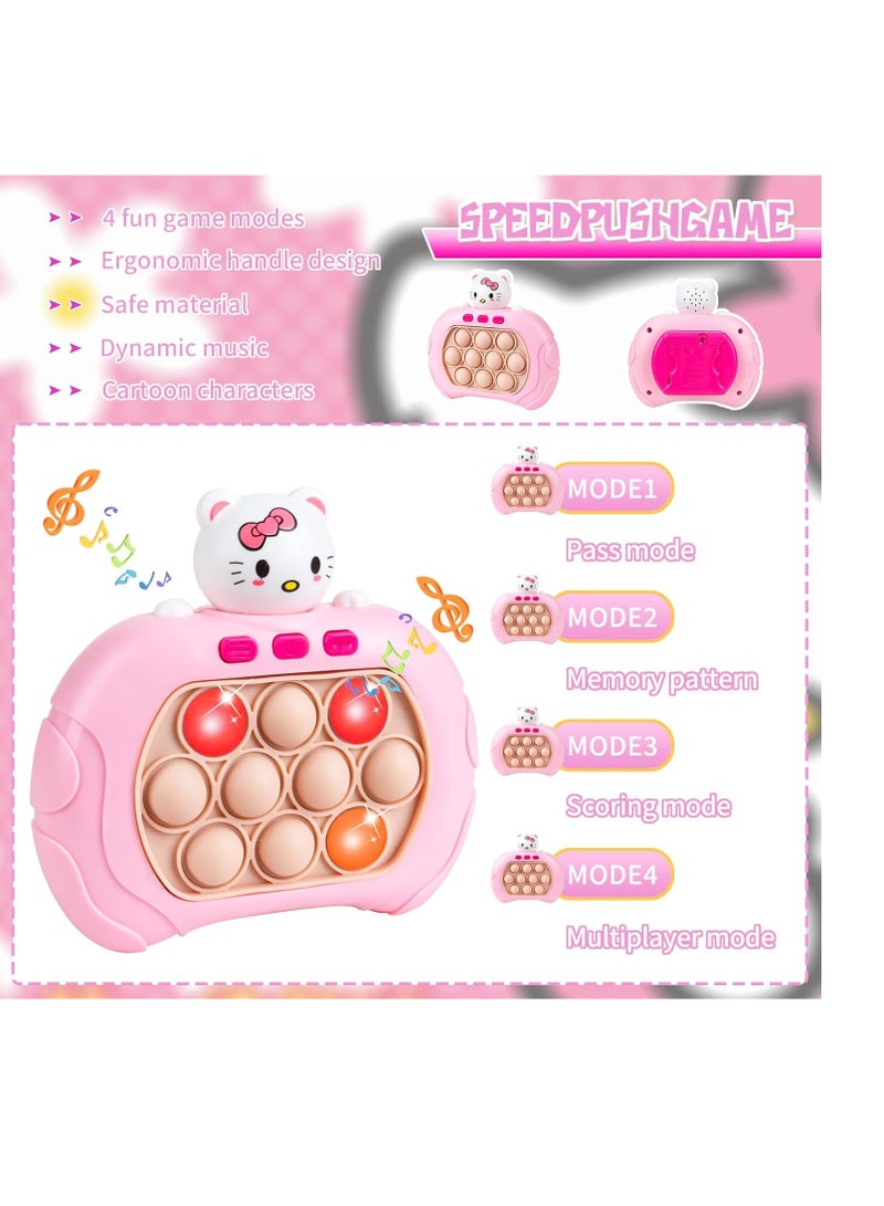 Fast Squeeze Bubble Toy for Kids and Adults, Pop It Electronic Toy, Fast Push Bubble Toy, Electronic Fidget Toy, Fast Push Toy (Kitty) - Image 2