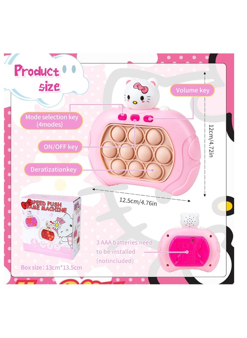 Fast Squeeze Bubble Toy for Kids and Adults, Pop It Electronic Toy, Fast Push Bubble Toy, Electronic Fidget Toy, Fast Push Toy (Kitty) - Image 4