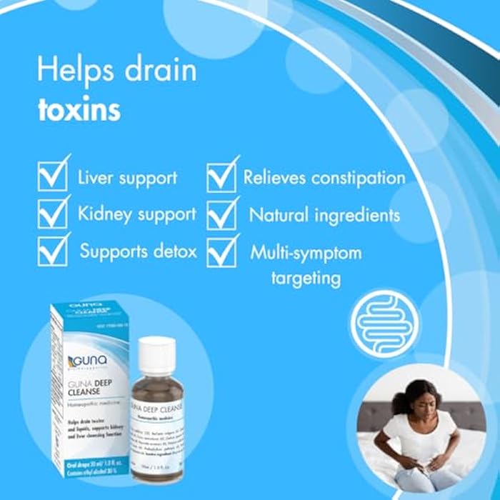 Guna Deep Cleanse Homeopathic All Natural Systemic Body Cleansing, Toxin Release, Liver and Kidney Support and Detoxification - 1 Ounce - Image 3