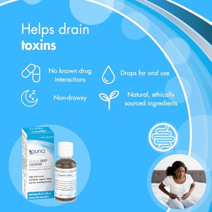 Guna Deep Cleanse Homeopathic All Natural Systemic Body Cleansing, Toxin Release, Liver and Kidney Support and Detoxification - 1 Ounce - Image 2