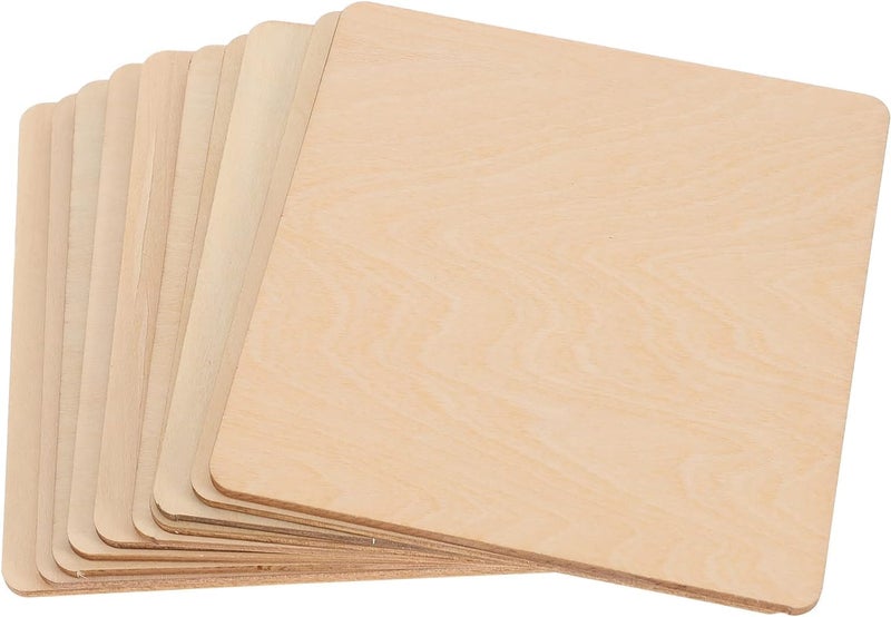 BPA 10Pcs DIY Blank Wooden Planks - Image 1