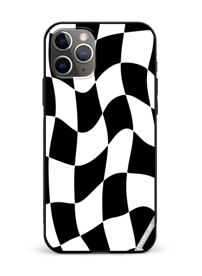 COVERSCART Protective Case Cover For Apple iPhone 11 Pro Max Checkered Design Multicolour