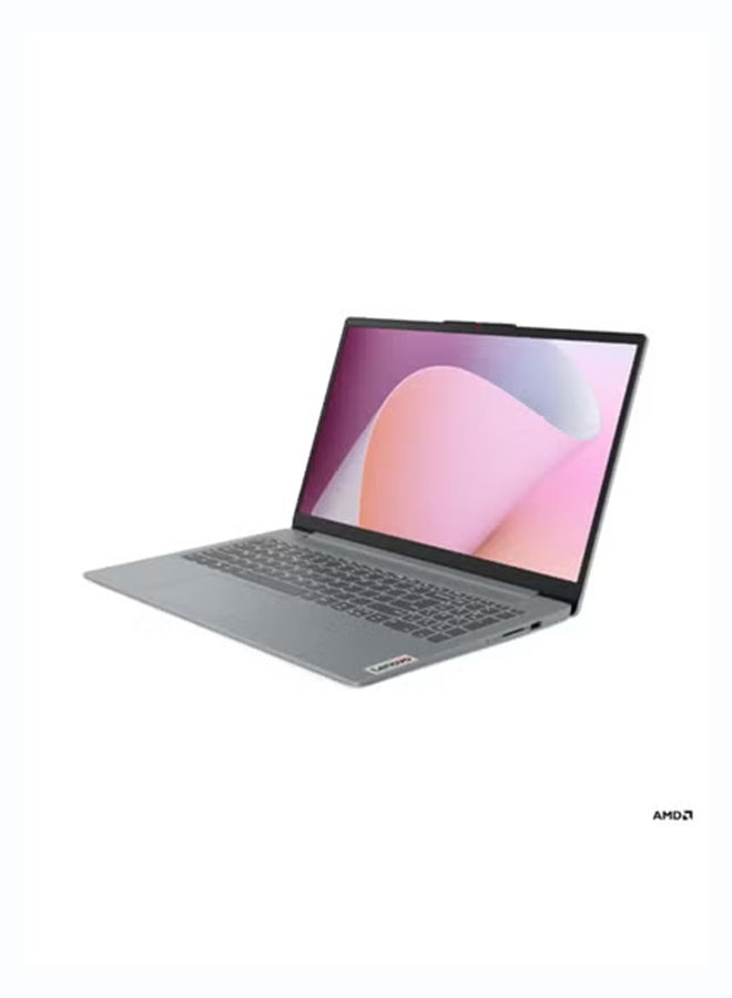 لينوفو لابتوب IdeaPad Slim 3 15AMN8 بشاشة 15.6 بوصة عالية الدقة بالكامل (1920×1080)، معالج AMD Ryzen 5 40، ذاكرة وصول عشوائي 8 جيجابايت DDR5، قرص صلب SSD سعة 512 جيجابايت، بطاقة رسومات AMD Radeon 610M، نظام التشغيل Windows 11 Home، يدعم اللغتين الإنجليزية والعربية، لون رمادي قطبي الإنجليزية/العربية رمادي قطبي - Image 2