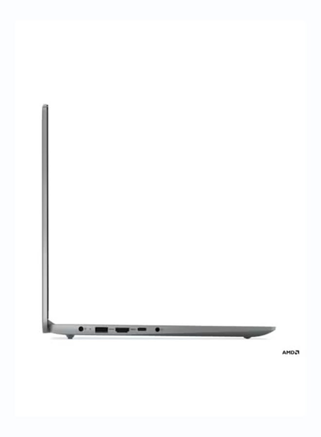 لينوفو لابتوب IdeaPad Slim 3 15AMN8 بشاشة 15.6 بوصة عالية الدقة بالكامل (1920×1080)، معالج AMD Ryzen 5 40، ذاكرة وصول عشوائي 8 جيجابايت DDR5، قرص صلب SSD سعة 512 جيجابايت، بطاقة رسومات AMD Radeon 610M، نظام التشغيل Windows 11 Home، يدعم اللغتين الإنجليزية والعربية، لون رمادي قطبي الإنجليزية/العربية رمادي قطبي - Image 3