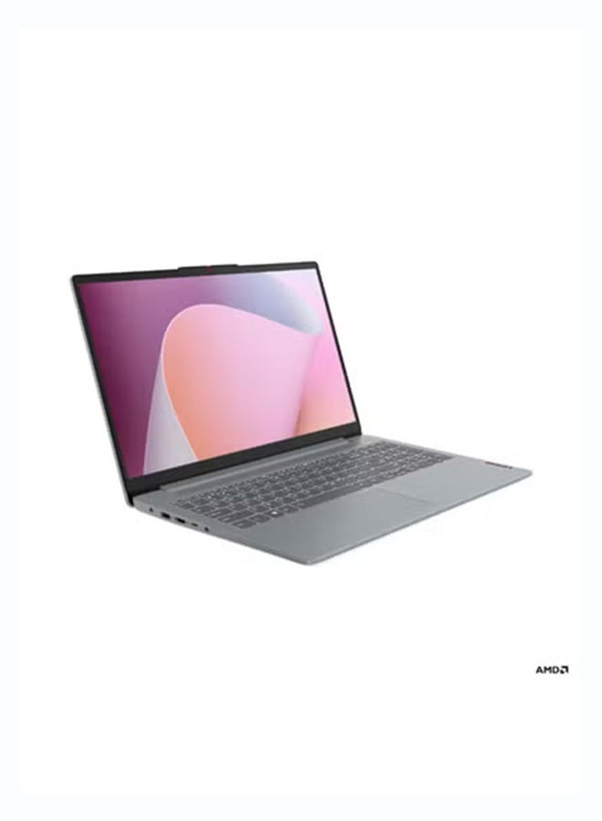لينوفو لابتوب IdeaPad Slim 3 15AMN8 بشاشة 15.6 بوصة عالية الدقة بالكامل (1920×1080)، معالج AMD Ryzen 5 40، ذاكرة وصول عشوائي 8 جيجابايت DDR5، قرص صلب SSD سعة 512 جيجابايت، بطاقة رسومات AMD Radeon 610M، نظام التشغيل Windows 11 Home، يدعم اللغتين الإنجليزية والعربية، لون رمادي قطبي الإنجليزية/العربية رمادي قطبي - Image 1