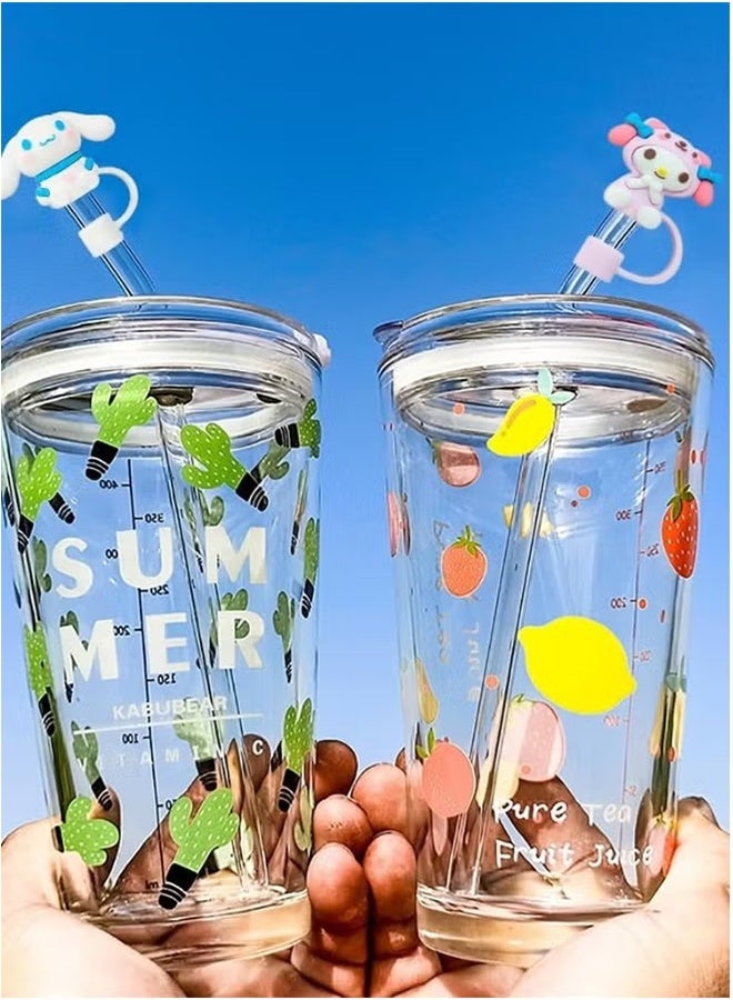 Ocean 4Pcs Straw Caps, Dust-Proof Drinking Straws Reusable Straws Tips Lids, Suitable for Stanley 30oz and 40oz - Image 5