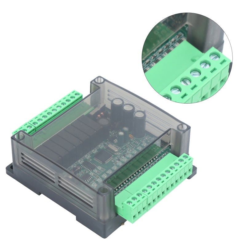 أومرون لوحة التحكم الصناعي PLC بقياس 92 × 87 مم، برمجة بمخطط السلم لميتسوبيشي GX Developer - وحدة MCU 32 بت مع مقاومة للتداخل واحتفاظ بالبيانات بعد انقطاع التيار للتحكم الآلي الصناعي - Image 3